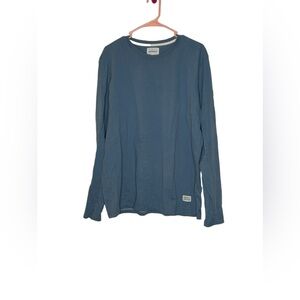Norse Projects XXL blue long sleeve tee shirt